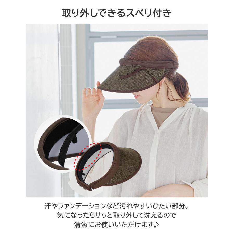 milsa 帽子 サンバイザー レディース UV 紫外線対策 日よけ 美人 milsa 帽子 サンバイザー レディース UV 紫外線対策 日よけ 美人