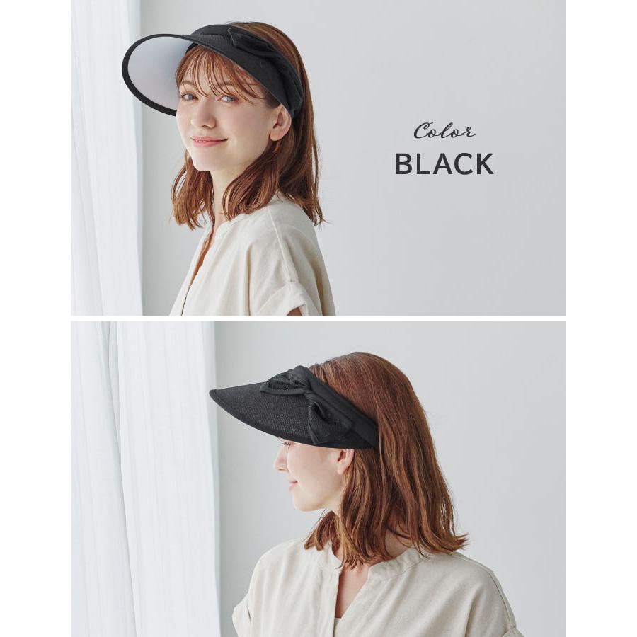 milsa 帽子 サンバイザー レディース UV 紫外線対策 日よけ 美人