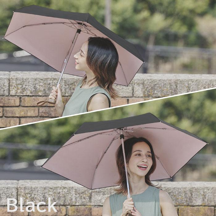 Wpc. Wpc 日傘 折りたたみ 遮光 インサイドカラー 薄い 軽量 晴雨兼用