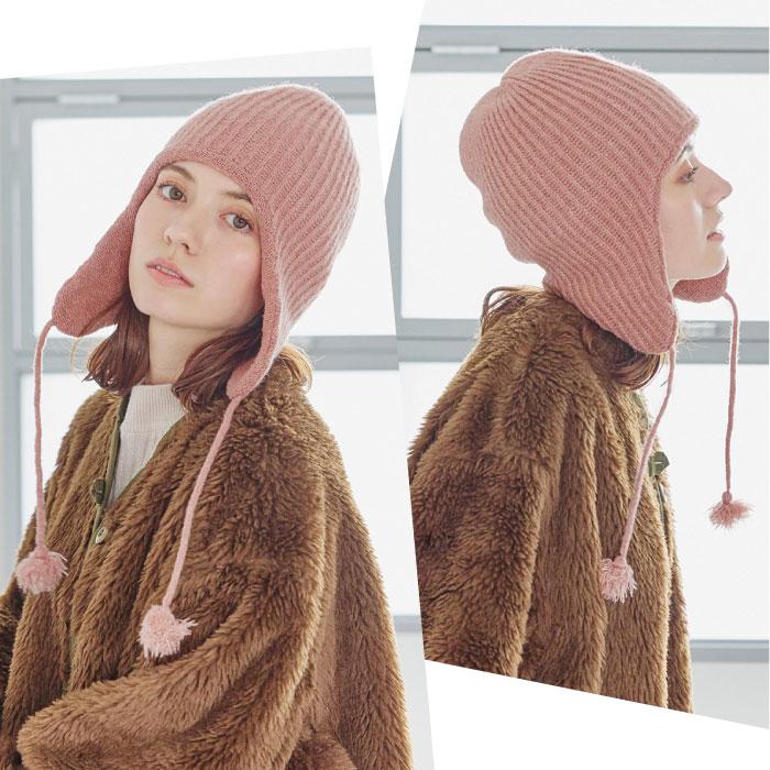 milsa（ミルサ） 帽子 ニット帽 耳当て レディース メンズ リサイクル