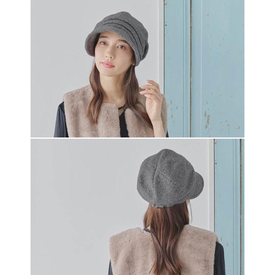 milsa（ミルサ） 帽子 レディース ゆったりキャスケット ストレス