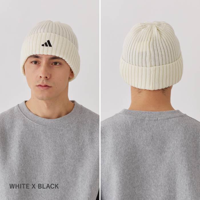 adidas（アディダス） ニット帽 メンズ 防寒 シンプル フリーサイズ