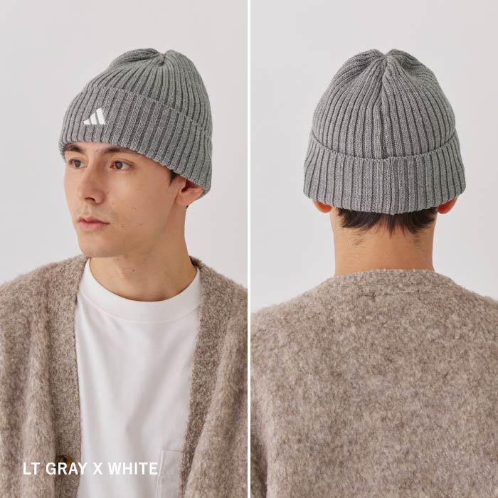 adidas（アディダス） ニット帽 メンズ 防寒 シンプル フリーサイズ