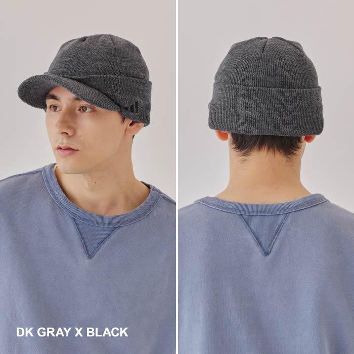 adidas（アディダス） つば付き ニット帽 オスロ 耳当て 防寒