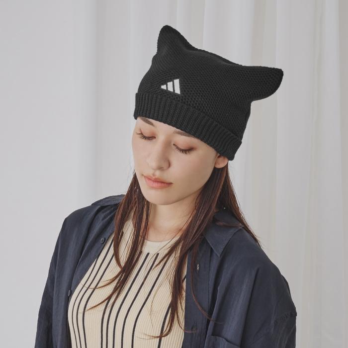 adidas アディダス 帽子 メンズ レディース ニット帽 猫耳