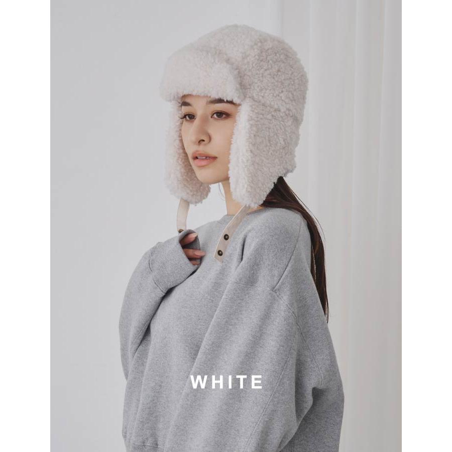 milsa（ミルサ） プードル ファー フライトキャップ 帽子 レディース