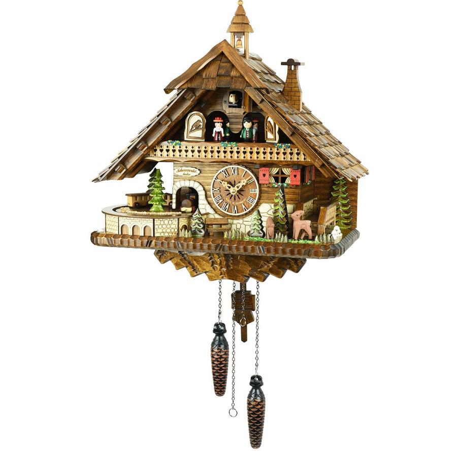 汽車ポッポの鳩時計qmt バンビモデル 壁掛け時計 ハト時計 はと時計 ポッポ時計 Www Erhamah Com