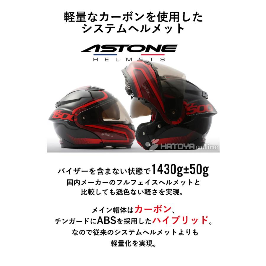 アストン　システムヘルメット 即完売必至】システムヘルメットでこの値段!? アストンの