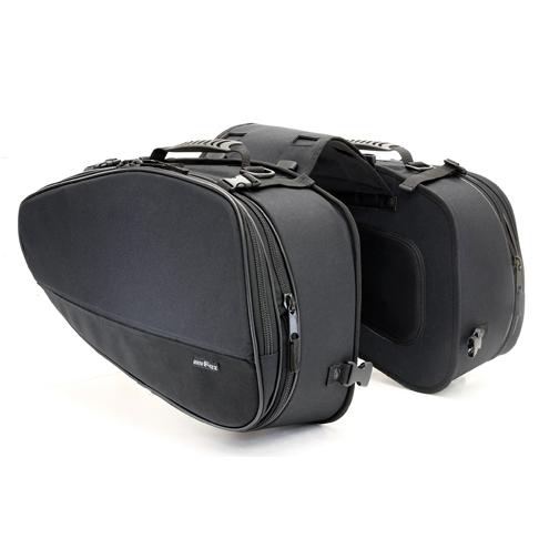 バイク  モトフィズ MOTOFIZZ マルチフィットサイドバッグL ブラック MFK-187 取寄品 セール