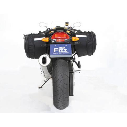 バイク  モトフィズ MOTOFIZZ マルチフィットサイドバッグL ブラック MFK-187 取寄品 セールの画像