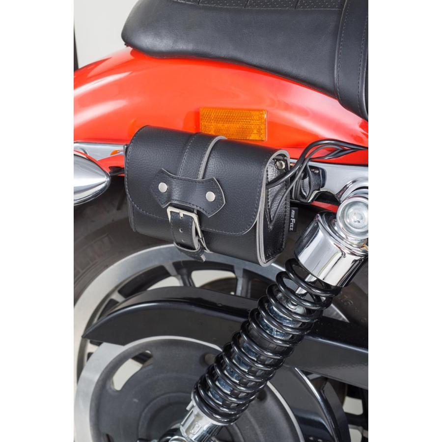 バイク 電子機器類 モトフィズ MOTOFIZZ ETCポーチ 合皮ブラック MF