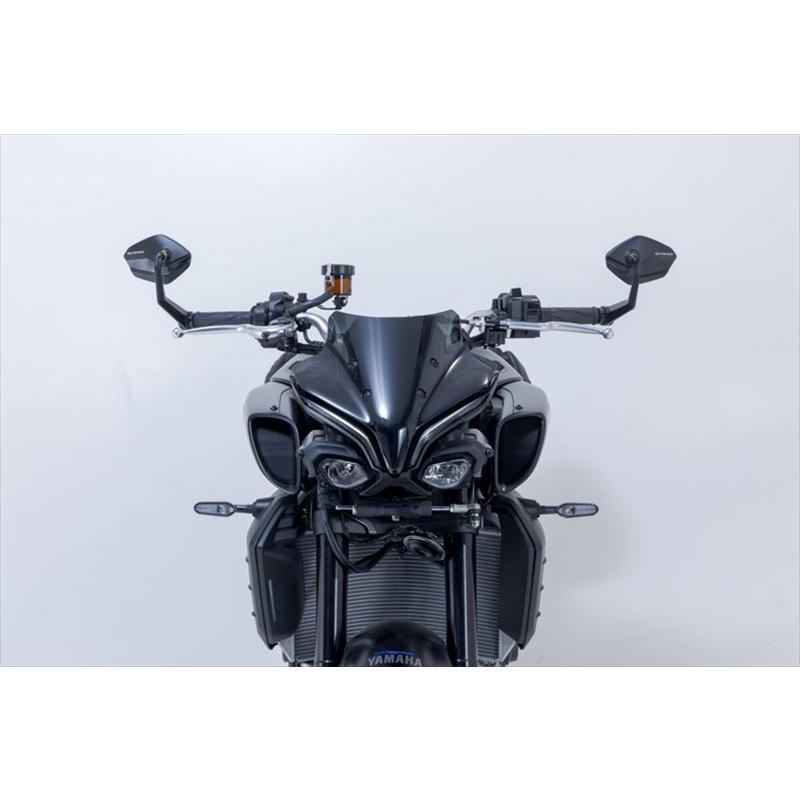 バイクパーツ ハンドル エスダブリューモーテック バーエンドミラー MT