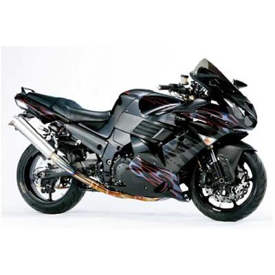 バイク NEXRAY ネクスレイ サイドカバーSET スモークBLK ZZR1400 06-08