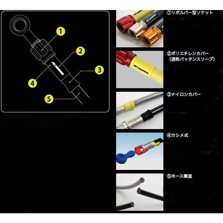 自動二輪車 AC PERFORMANCE LINE AC演戯生産ライン クラッチペダル配管 軽銀 メッキ FZR1000 93 32131222 取寄品 大売り出し