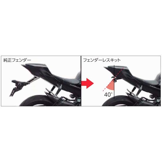 yzfr6（bn6）アクティブフェンダーレス 1153036 フェンダーレスキット ACTIVE(アクティブ) ブラック色