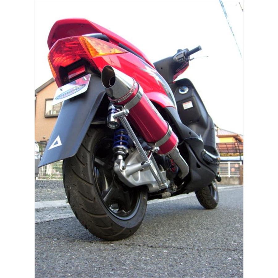 マフラー ベリアル スティンガーグリードマフラー RED シグナスX Y17 