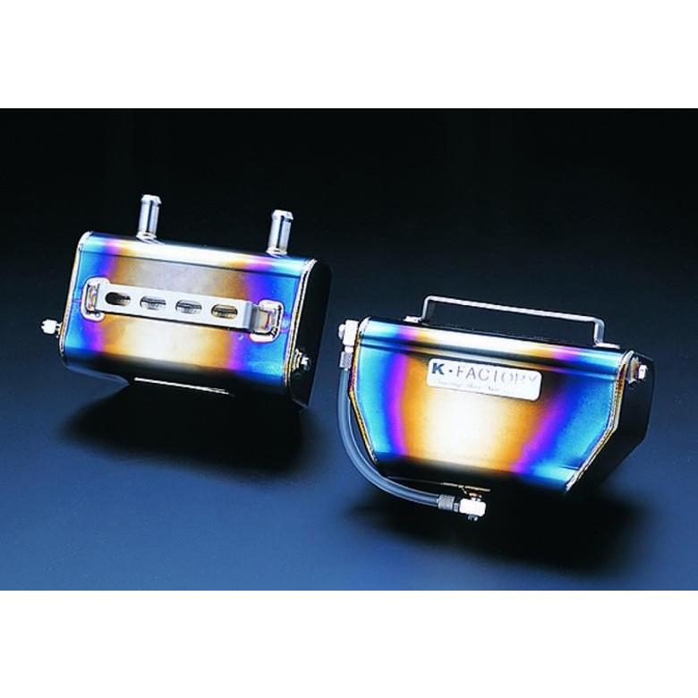 K-factory☆様確認用 バイク K-FACTORY チタンオイルキャッチタンク チタン ハンヨウ ケイ
