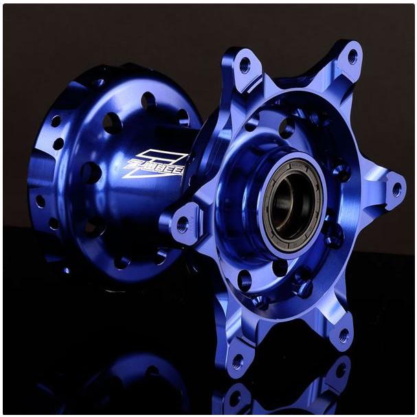 バイク Z-WHEEL ズィーウィール アステライトハブ BLU F YZ125 250 02
