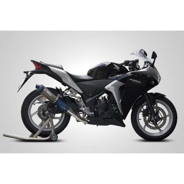 自動二輪車 K-FACTORY FRC スリップオン RACE SBL-B チタン CBR250R 10- ケイファクトリー 064KBBAEBG0000 取寄品 マフラー-スリップオンマフラー