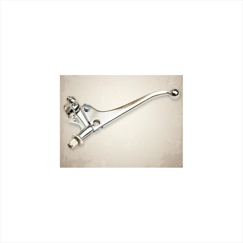 バイクパーツ ハンドル グッズ クラッチレバー＆ホルダー クローム 32