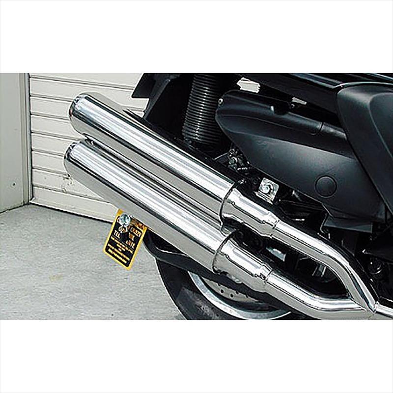 バイクパーツ マフラー ウイルズウィン スタイリッシュツインマフラー