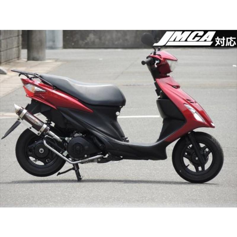 マフラー ベリアル GPトルネードマフラーS BKカーボン アドレスV125S