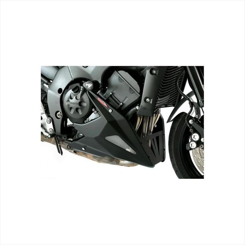 美品 バイクパーツ 外装 パワーブロンズ アンダーカウル ブラック/シルバー