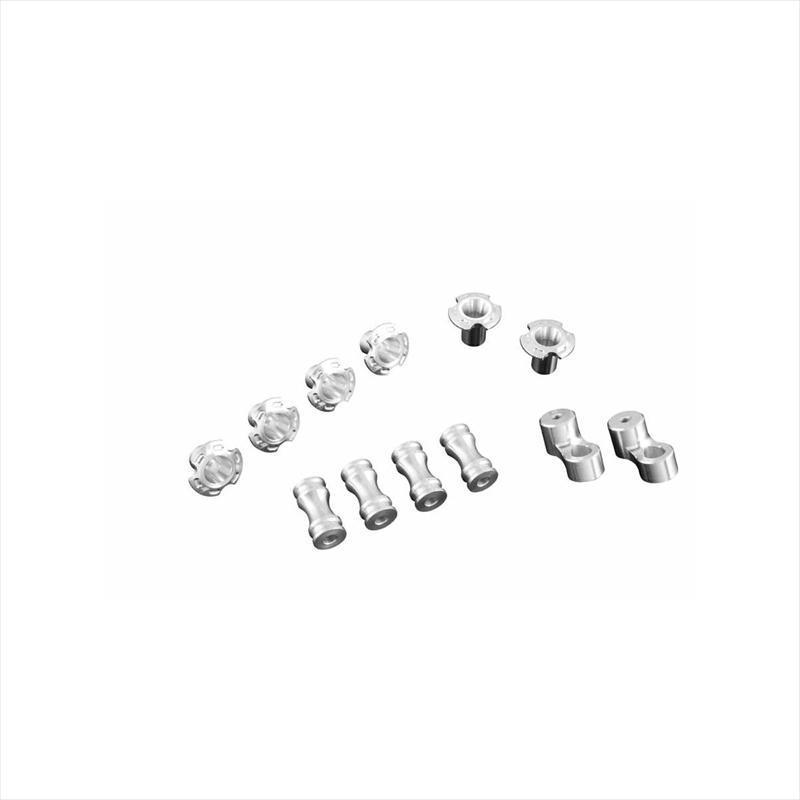 バイカーズ シュラウドワイドオフセットキット シルバー K0150-SLV KSR