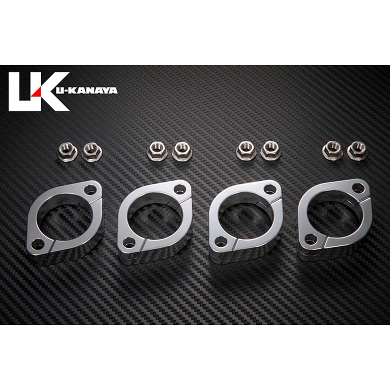 バイク マフラー ユーカナヤ U-KANAYA ビレットエキゾーストフランジ