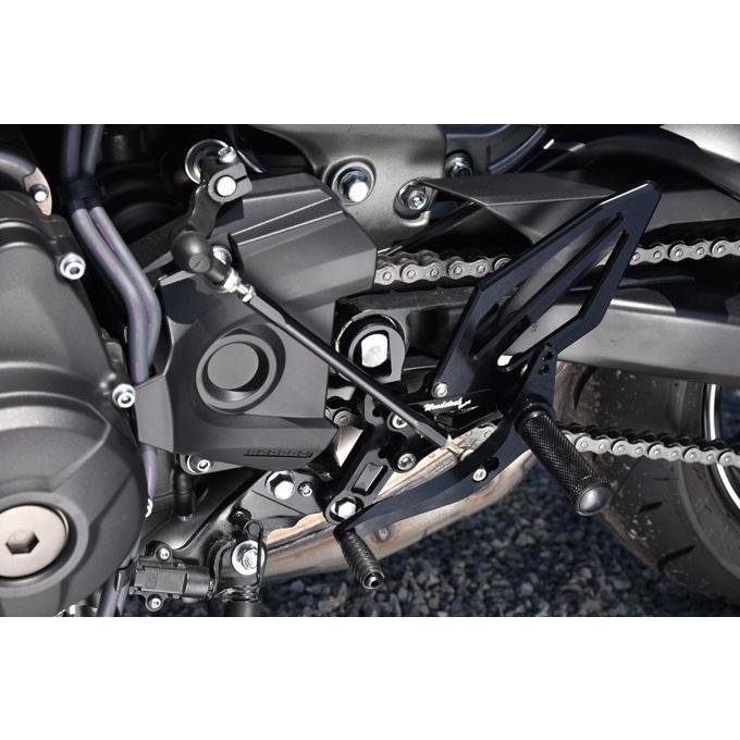 ウッドストック バックステップキット オールBLK WBS-Y12-BB MT-09 14-20