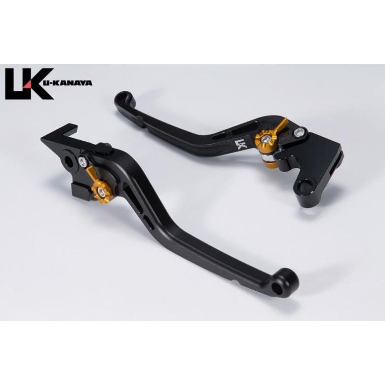 ユーカナヤ レバーセット STD/ロング BK/GN HO078-042-0111 ツヤケシ モンキー125 18- JB02/JB03/JB05
