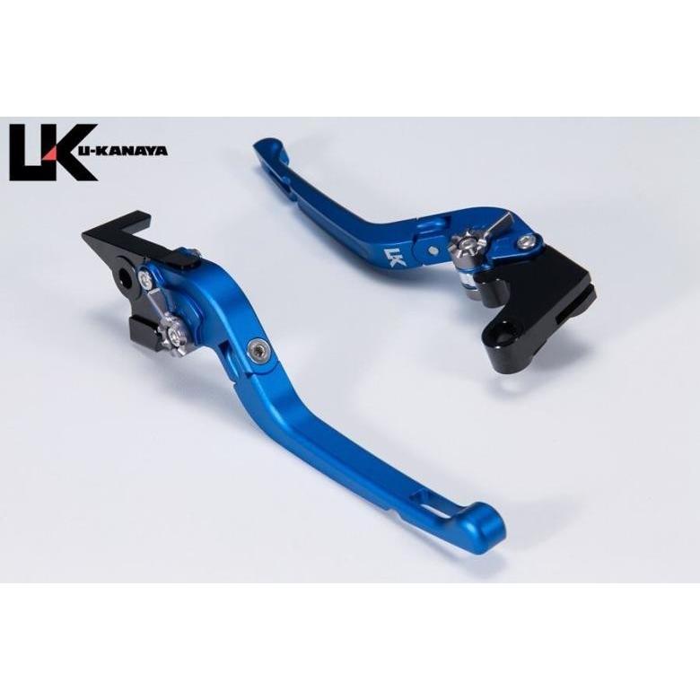 ユーカナヤ レバーセット Rタイプ BL/BK HO078-042-0714 ツヤケシ モンキー125 18- JB02/JB03/JB05