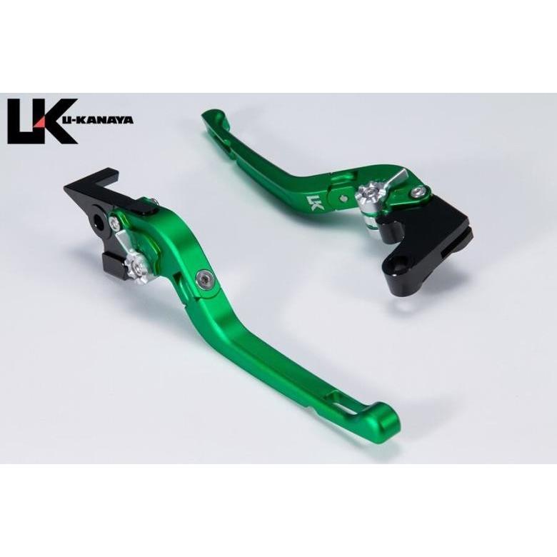 ユーカナヤ レバーセット Rタイプ GN/BK HO078-042-0717 ツヤケシ モンキー125 18- JB02/JB03/JB05