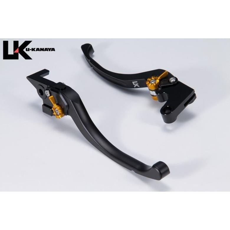 ユーカナヤ レバーセット ツーリング BK/SV HO078-042-0811 ツヤケシ モンキー125 18- JB02/JB03/JB05