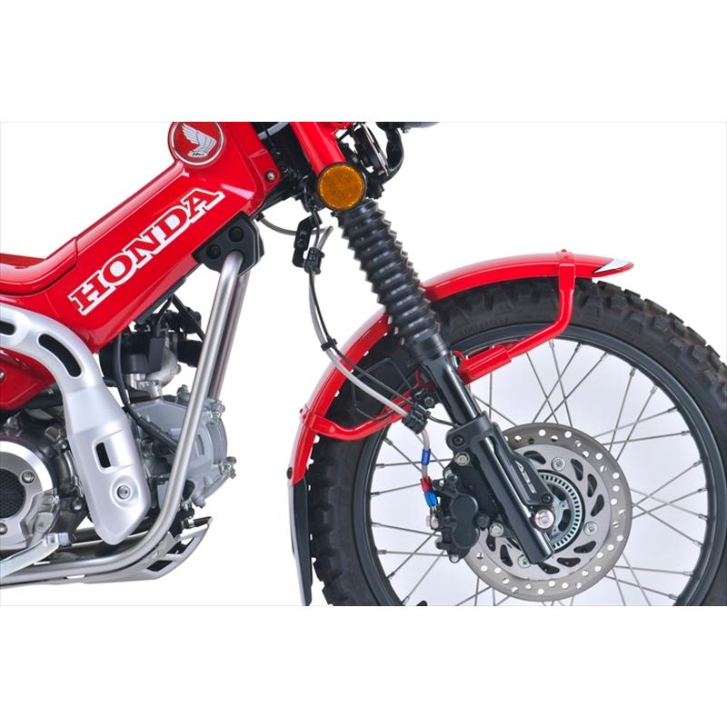バイクパーツ スウェッジラインプロ フロントホースキット R＆B/クリア