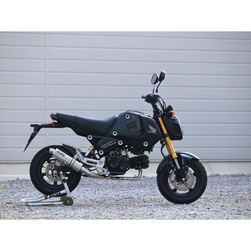 マフラー ダブルアールズ WR`S フルEX ショートオーバル ステンレスタイプ GROM 21-(2BJ-JC92) LA1180JM 取寄品 | 