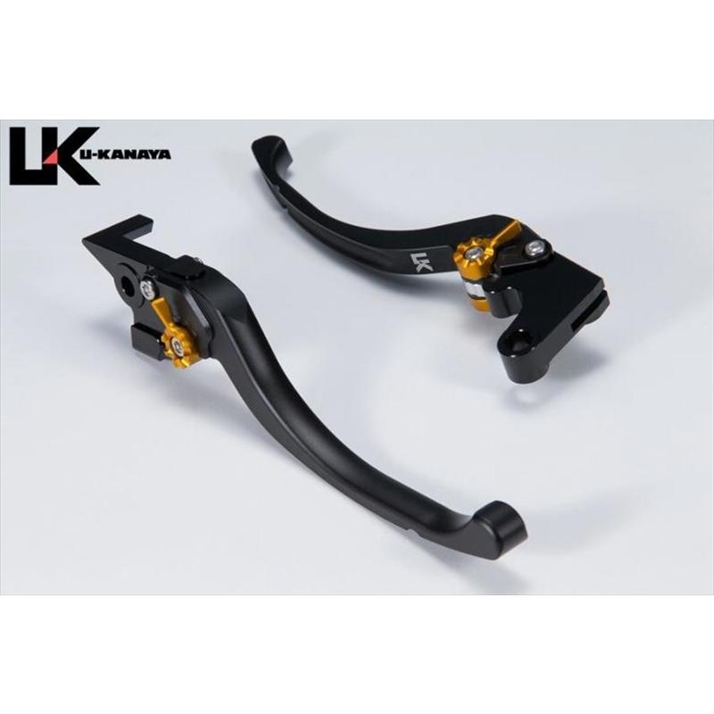 ハンドル ユーカナヤ レバーセット ツーリング BK/RD ツヤケシ ZX-4R