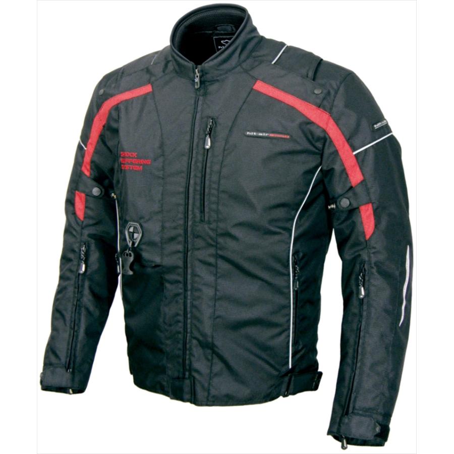 バイク HIT-AIR ヒットエアー HS-5 Black Red ＃XL 4560216417802 取寄 