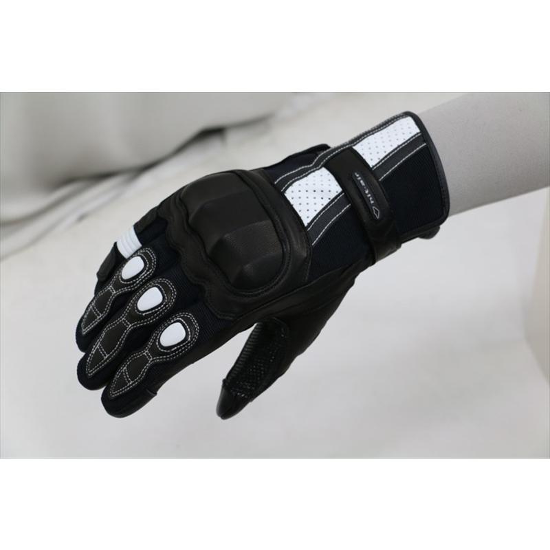 バイク HIT-AIR ヒットエアー Glove G8 Black White ＃S 4571256498249