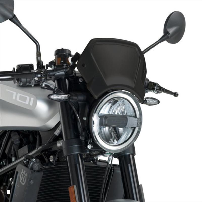 バイクパーツ 外装 プーチ フロントパネル アルミ ブラック 3592N : NB