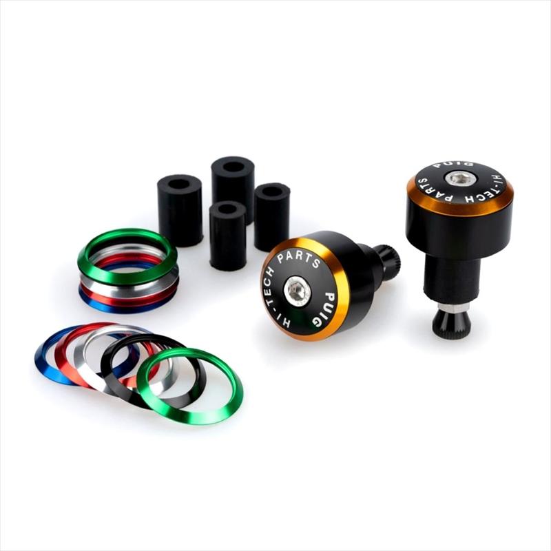 店舗用品 enDo バイクパーツ ハンドル プーチ バーエンド Balance 21454N : NB