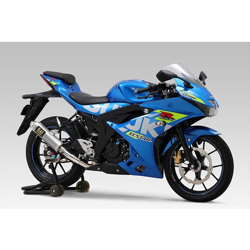 バイク マフラー 機械曲GP-MAGNUMサイクロン SS GSX-R125 18-21/22  GSX-S125 18-21/22  110A-525-5U50 取寄品｜hatoya-parts-nb｜02