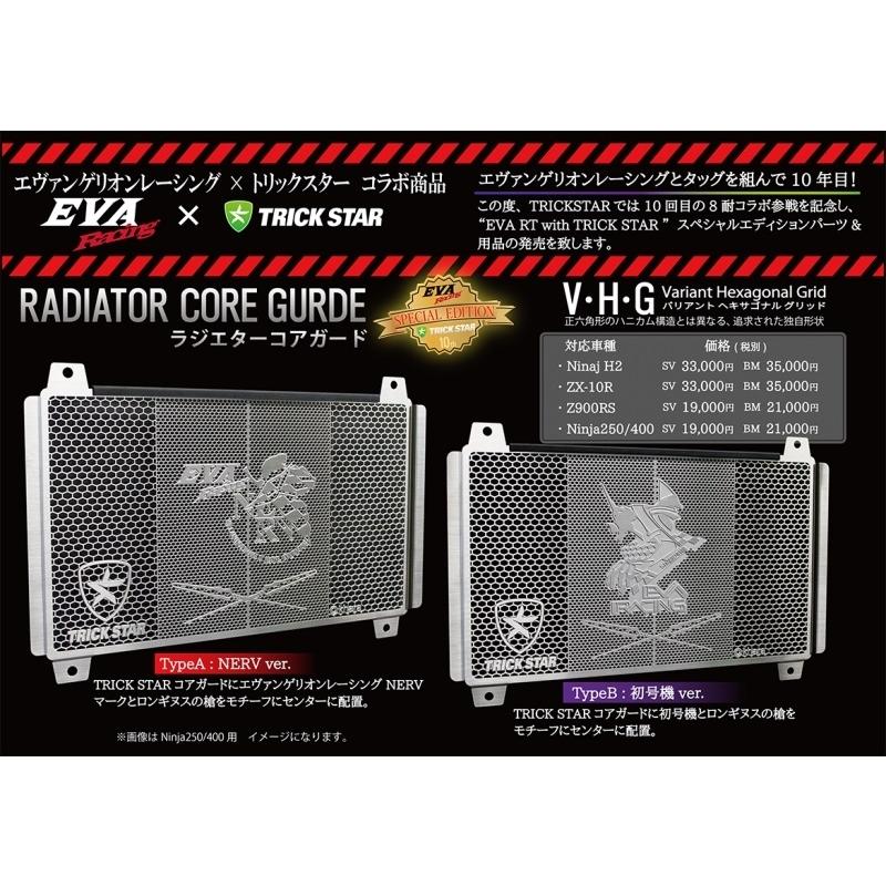 TRICK STAR(トリックスター) ラジエターコアガード EVAコラボ VHG-015E