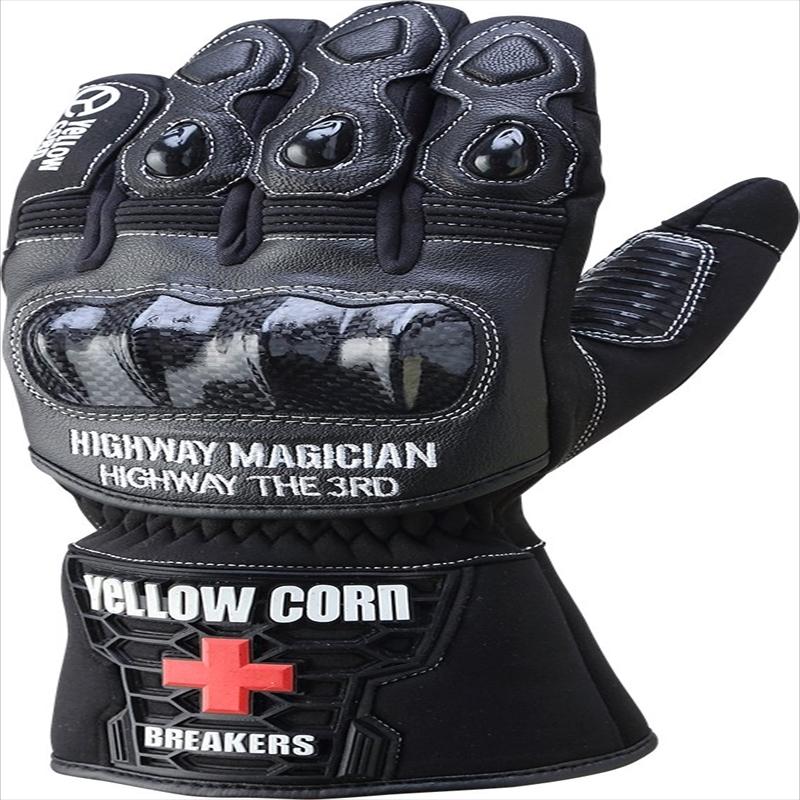 バイク ウェア イエローコーン ウインターグローブ YG-324W BK #M YG 