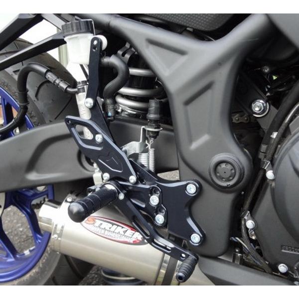 バイク ステップ ストライカー ストライカー スペシャルステップキット TypeS＆R BLK YZF-R25 ABS 15-19 SS-AA2123B 取寄品 セール