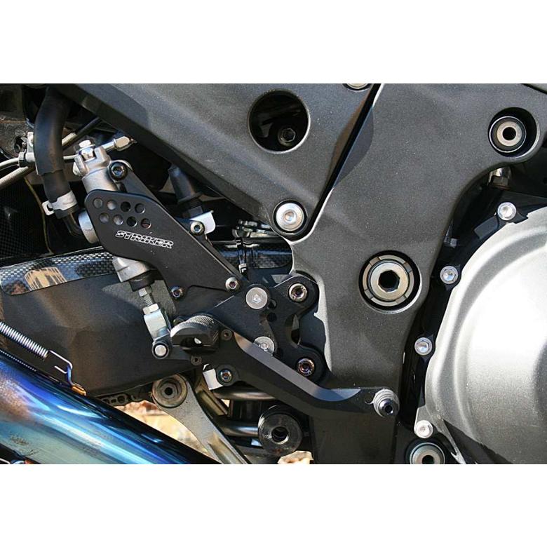 バイク ステップ ストライカー STCステップキット BLK ZZR1400 ABS 06