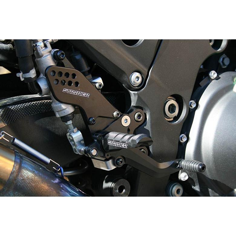 バイク ステップ ストライカー STCステップキット BLK ZZR1400 ABS 06