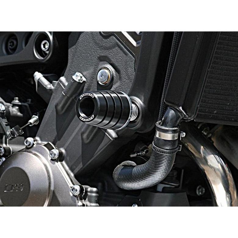 バイク STRIKER ストライカー ガードスライダーアッパー 黒ジュラコン MT-09 TRACER XSR900 SS-GS124A-F1 取寄品 セール_2