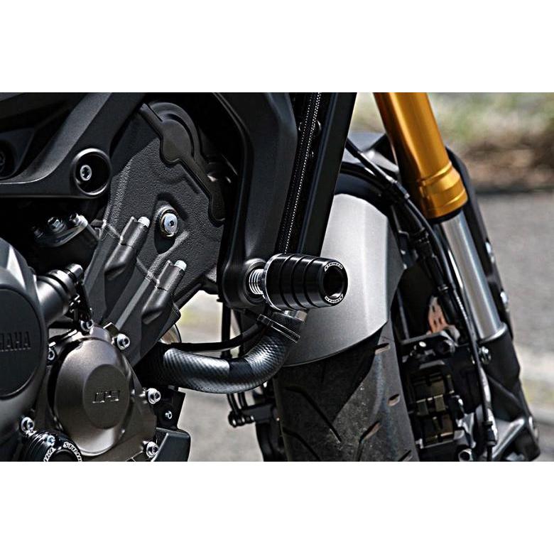 バイク STRIKER ストライカー ガードスライダーアッパー 黒ジュラコン MT-09 TRACER XSR900 SS-GS124A-F1 取寄品 セール_3