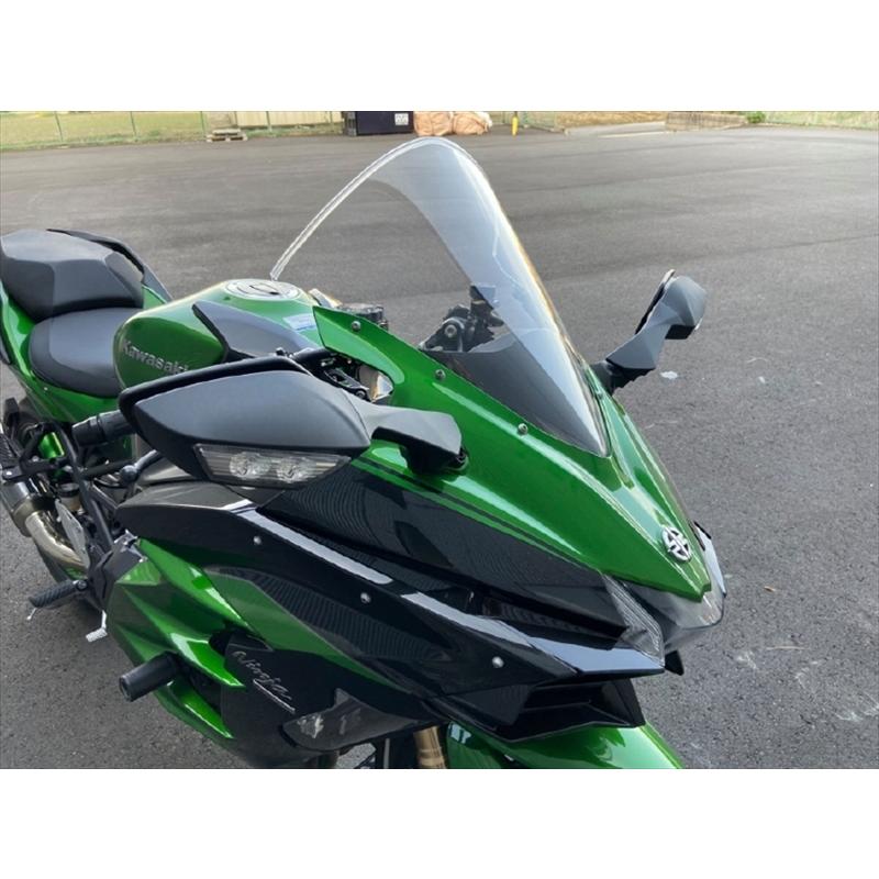 専用ページ　2台セット バイク 外装 スクリーン ストリート クリア H2SX 18-20 140261 取寄品